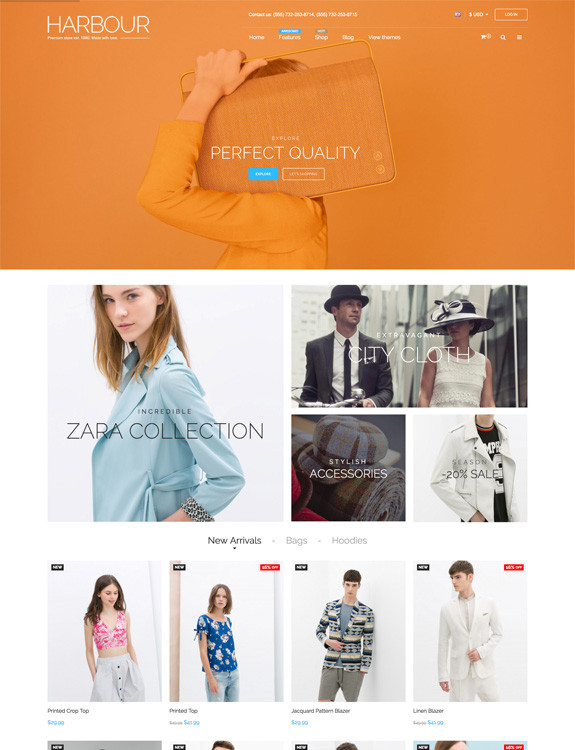 Harbour - Magento Theme