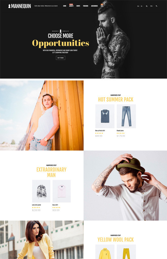 Mannequin - Magento Theme